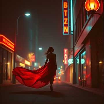 Red Silk Night